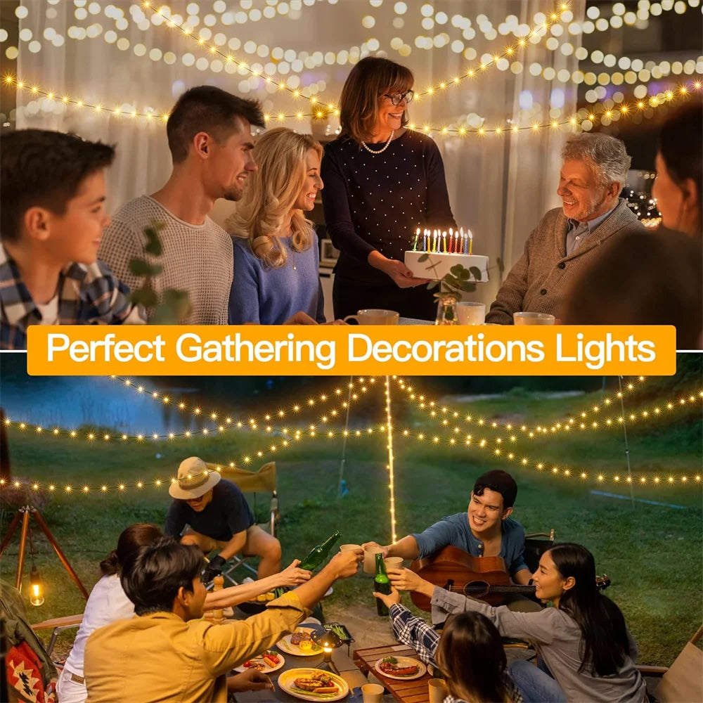 1PCS 500/1000LED Fairy String Lights Garland