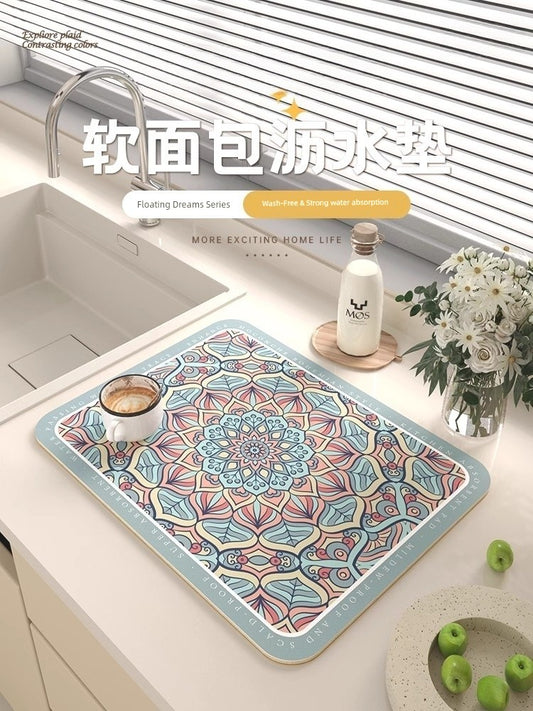 Kitchen Water Draining Pad Mat